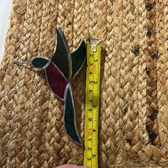 Handcrafted Humming Bird stained glass. EUC. - Picture 6 of 8